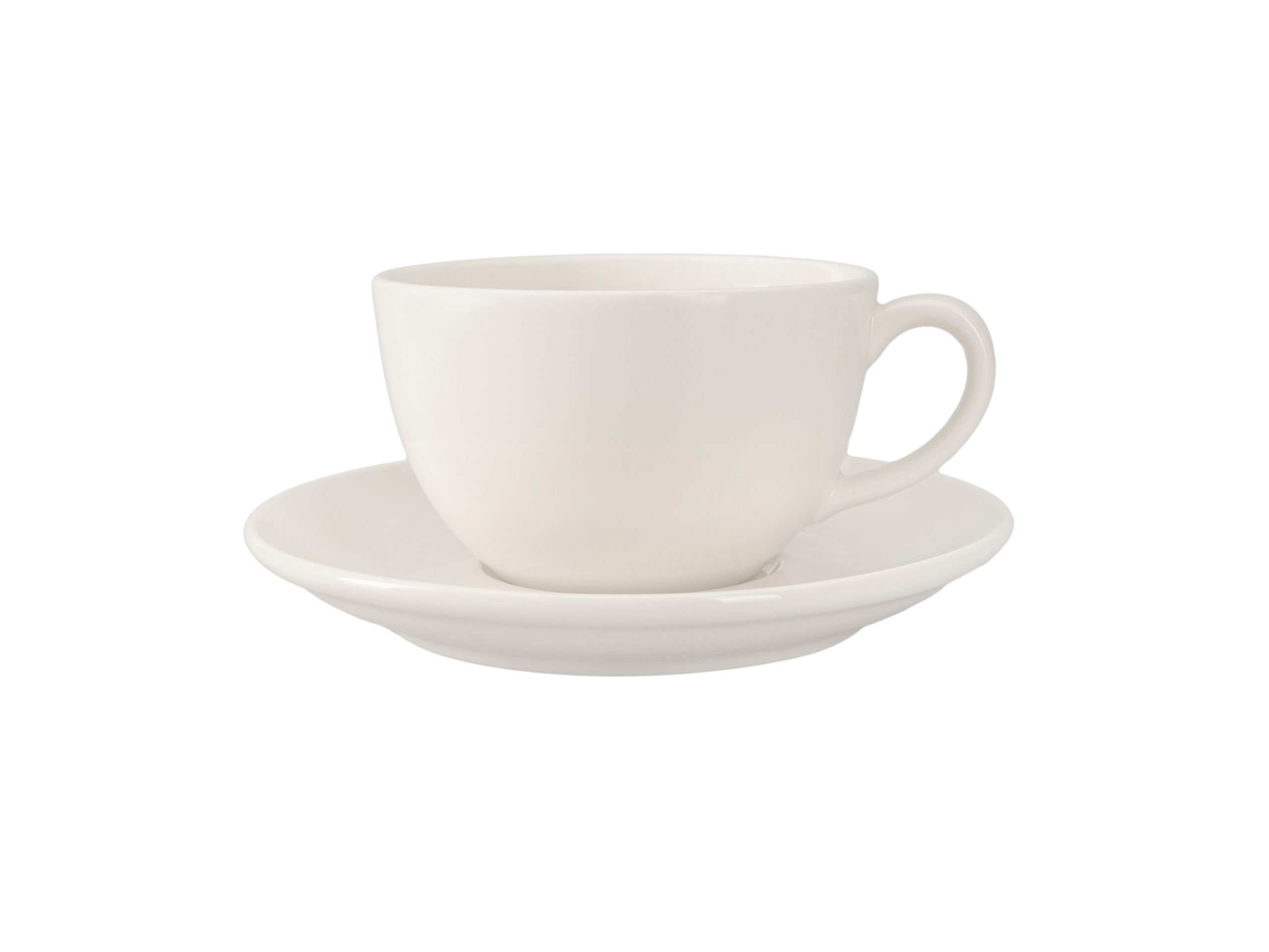 Milena Bowl Shape Coffee Cup&Coupe Saucer 365 cc Milena Bowl Shape Coffee Cup&Coupe Saucer 365 cc